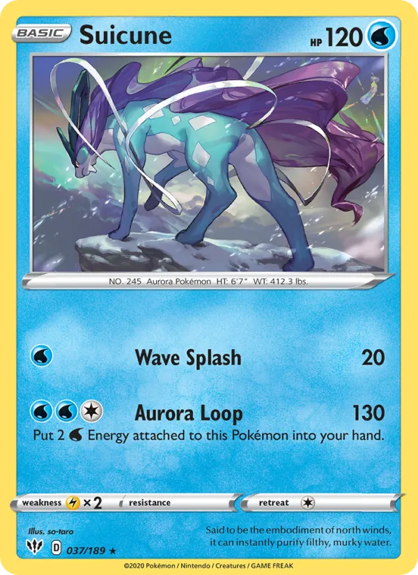 Suicune #37/189