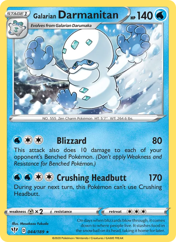 Galarian Darmanitan #44/189