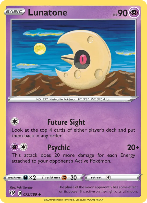 Lunatone #72/189