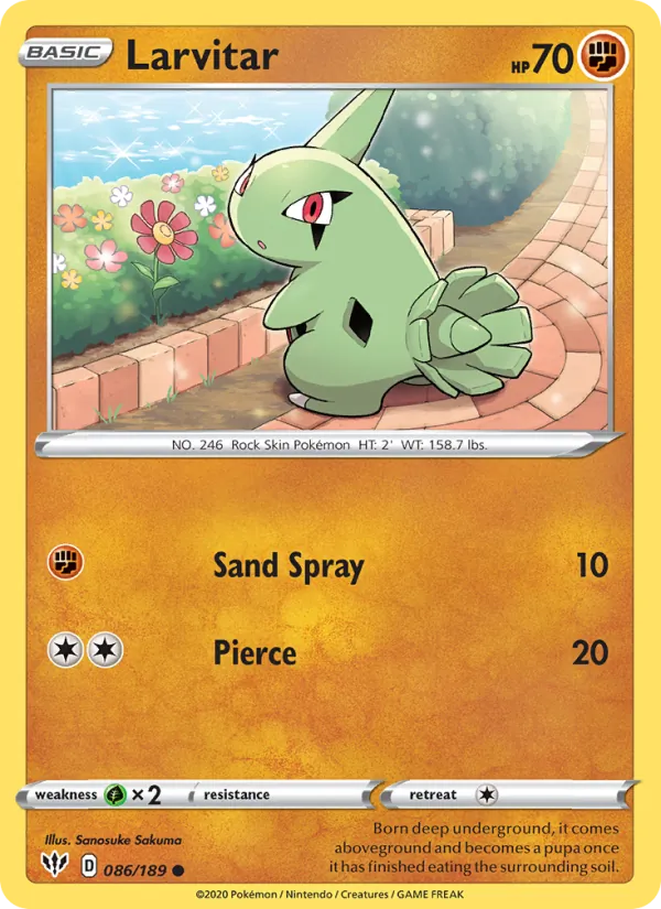 Larvitar #86/189