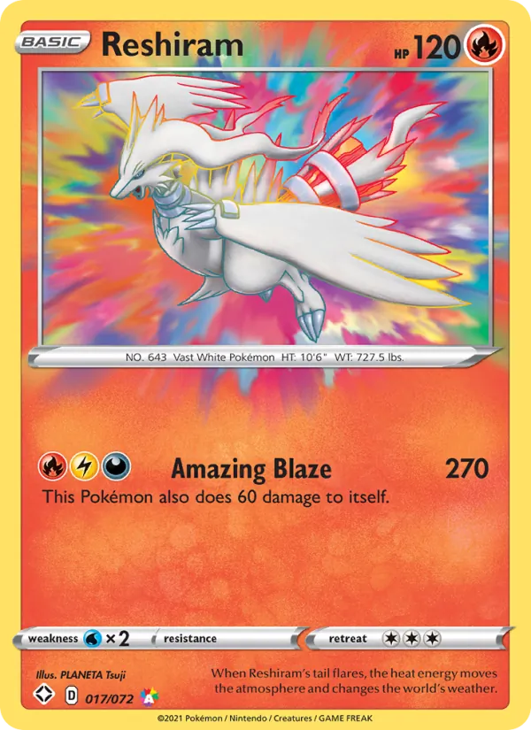 Reshiram #17/72