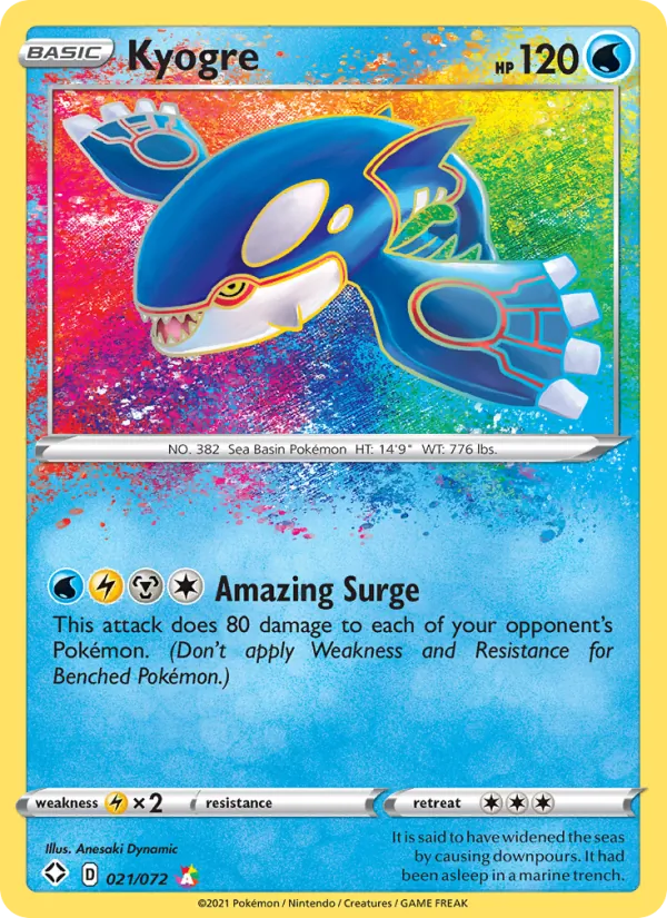 Kyogre #21/72