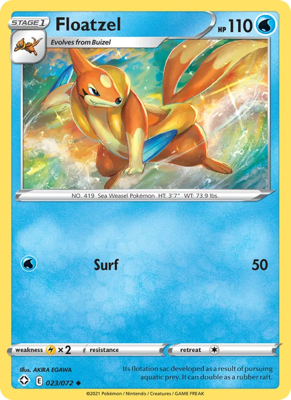 Floatzel #23/72