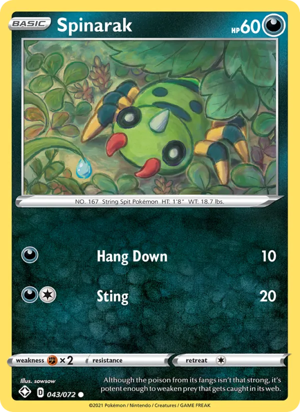 Spinarak #43/72