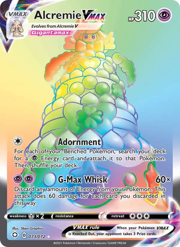 Alcremie VMAX #73/72