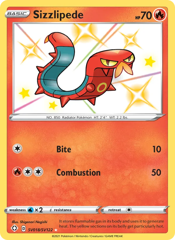 Sizzlipede #SV018/122