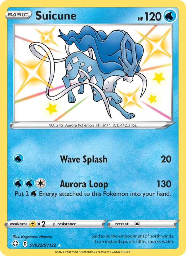 Suicune #SV022/122