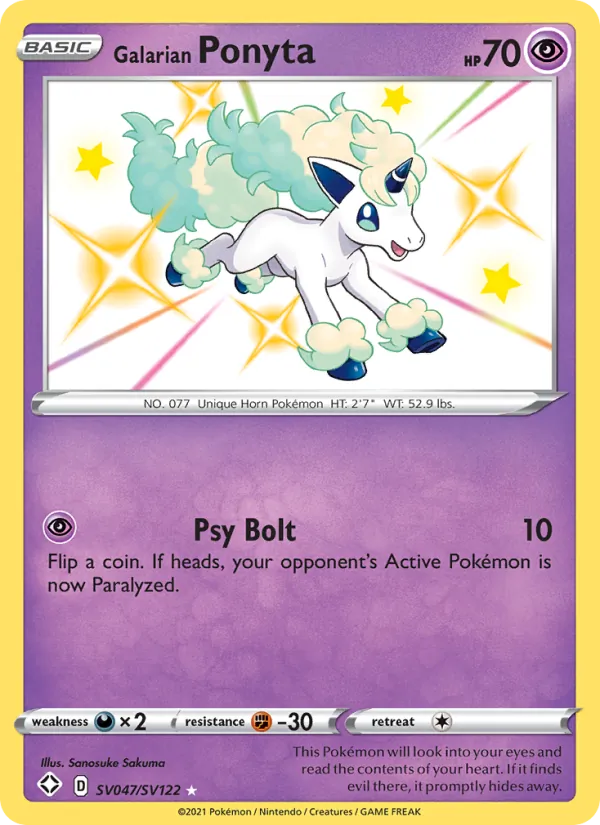 Galarian Ponyta #SV047/122