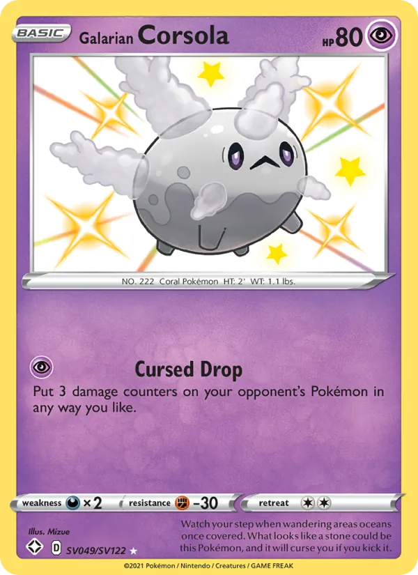 Galarian Corsola #SV049/122