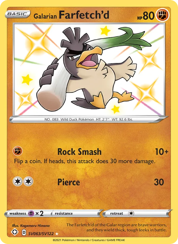 Galarian Farfetch'd #SV063/122