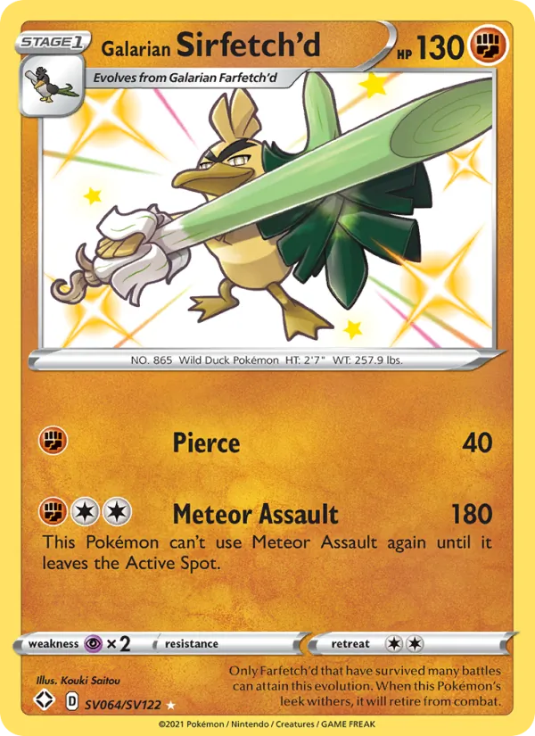Galarian Sirfetch'd #SV064/122