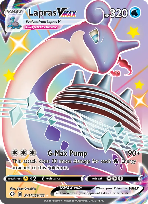 Lapras VMAX #SV111/122