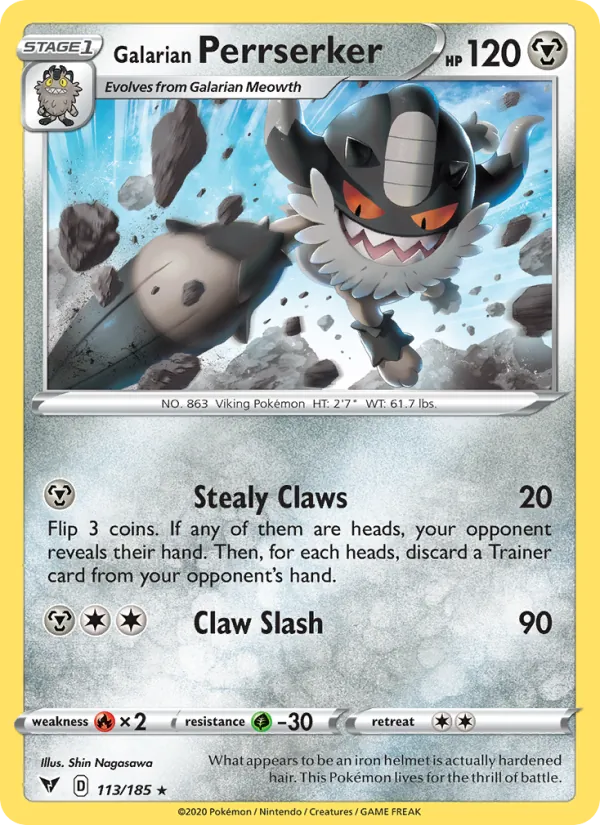 Galarian Perrserker #113/185