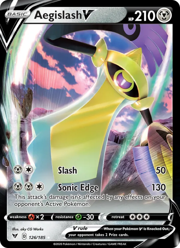 Aegislash V #126/185