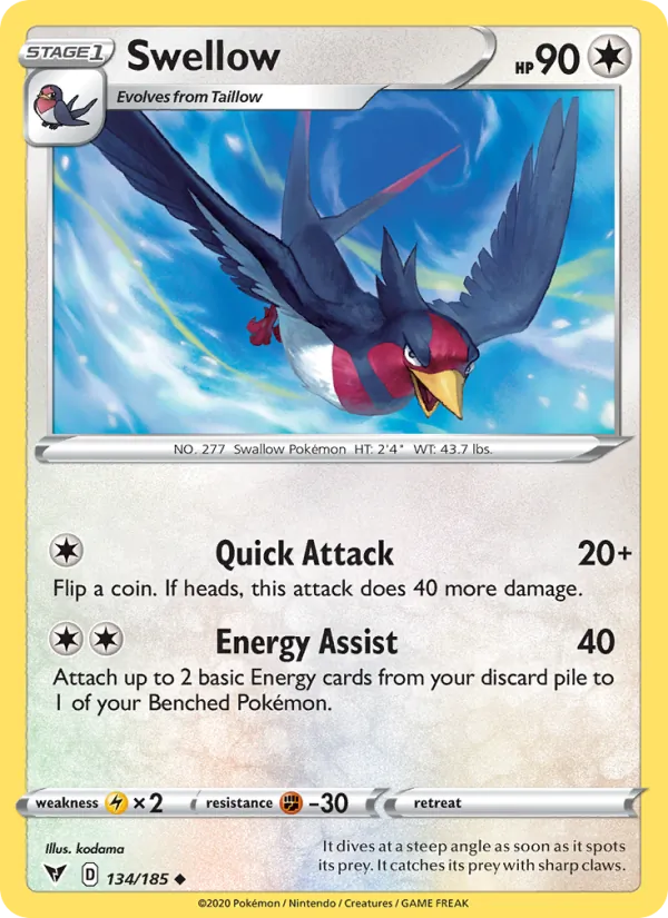 Swellow #134/185
