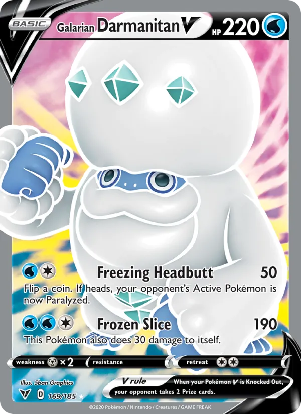 Galarian Darmanitan V #169/185