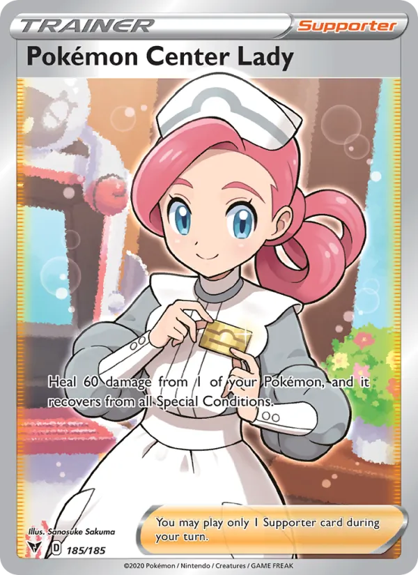 Pokémon Center Lady #185/185
