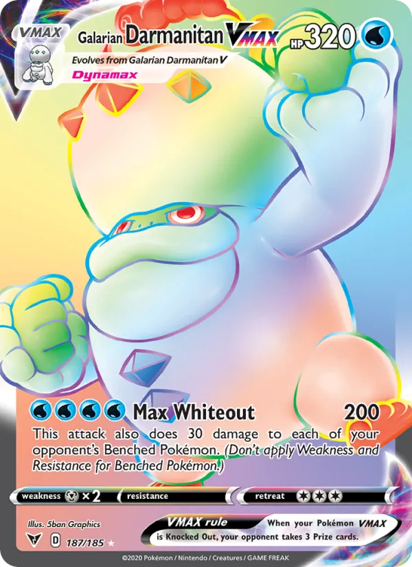 Galarian Darmanitan VMAX #187/185