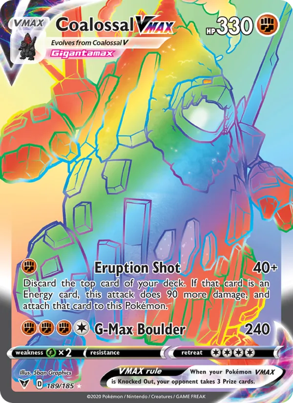 Coalossal VMAX #189/185