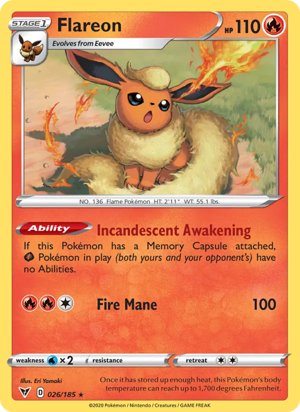 Flareon #26/185