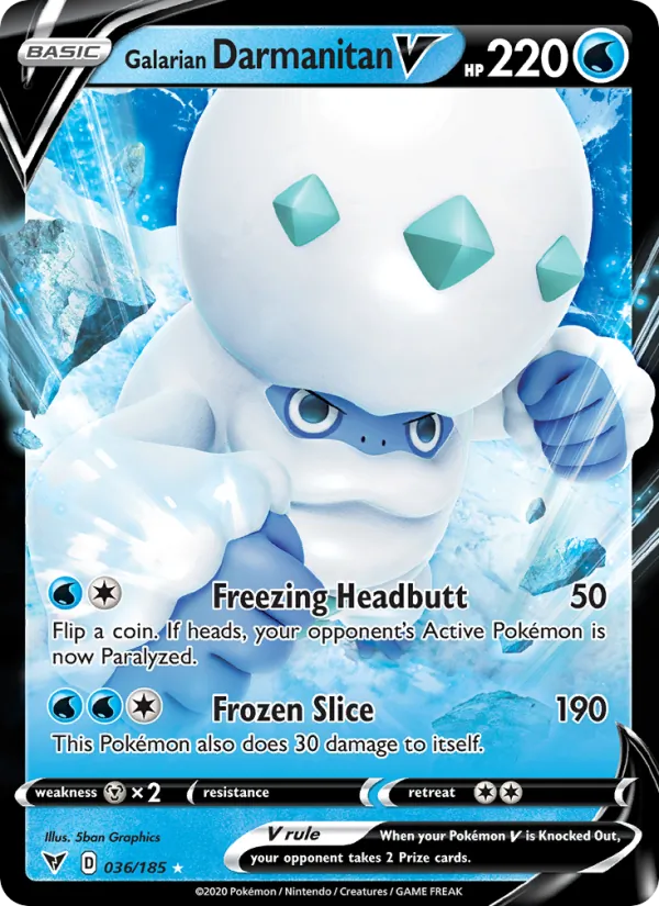 Galarian Darmanitan V #36/185