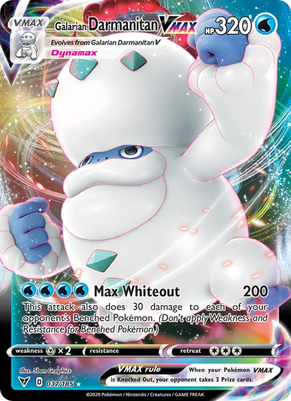 Galarian Darmanitan VMAX #37/185