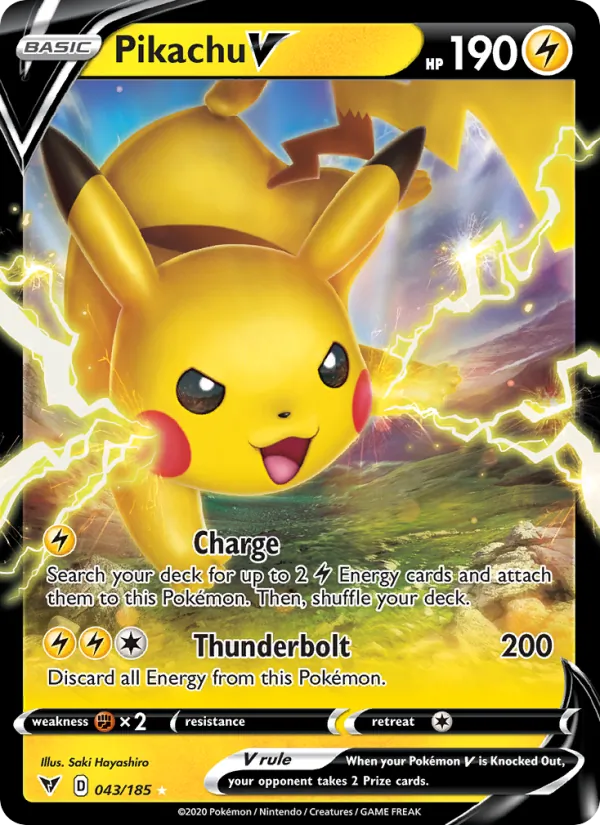 Pikachu V #43/185