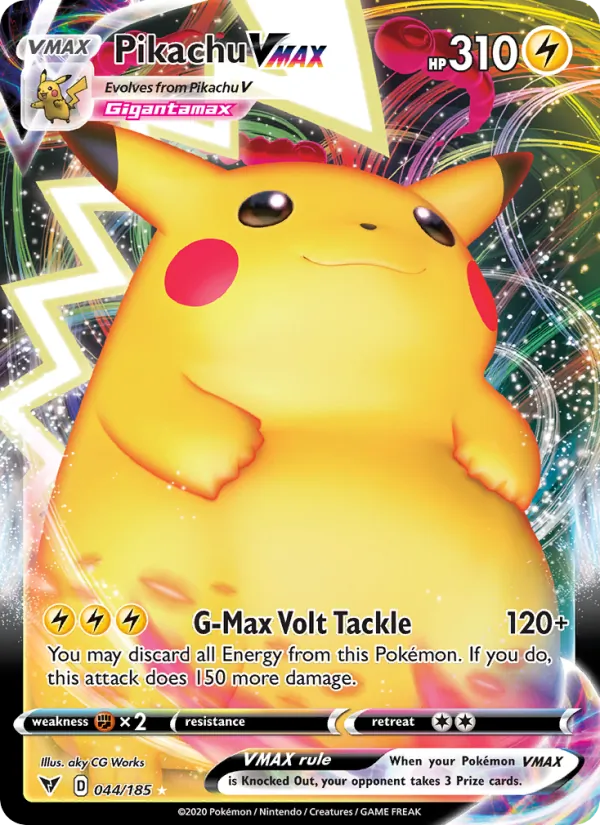 Pikachu VMAX #44/185