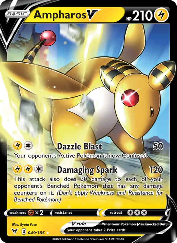 Ampharos V #49/185