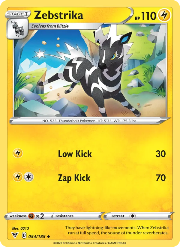 Zebstrika #54/185