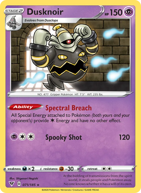 Dusknoir #71/185