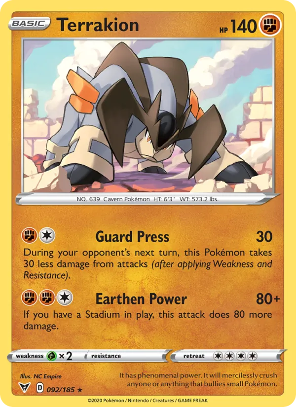 Terrakion #92/185