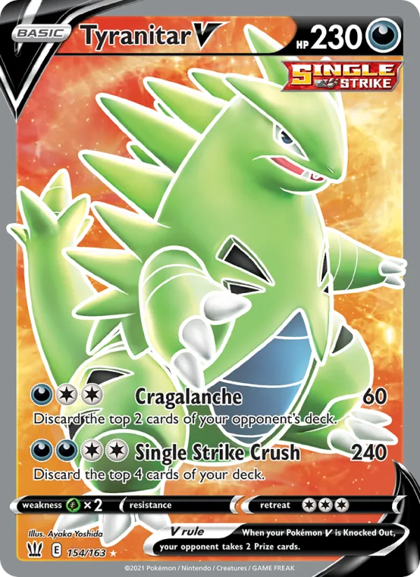 Tyranitar V #154/163