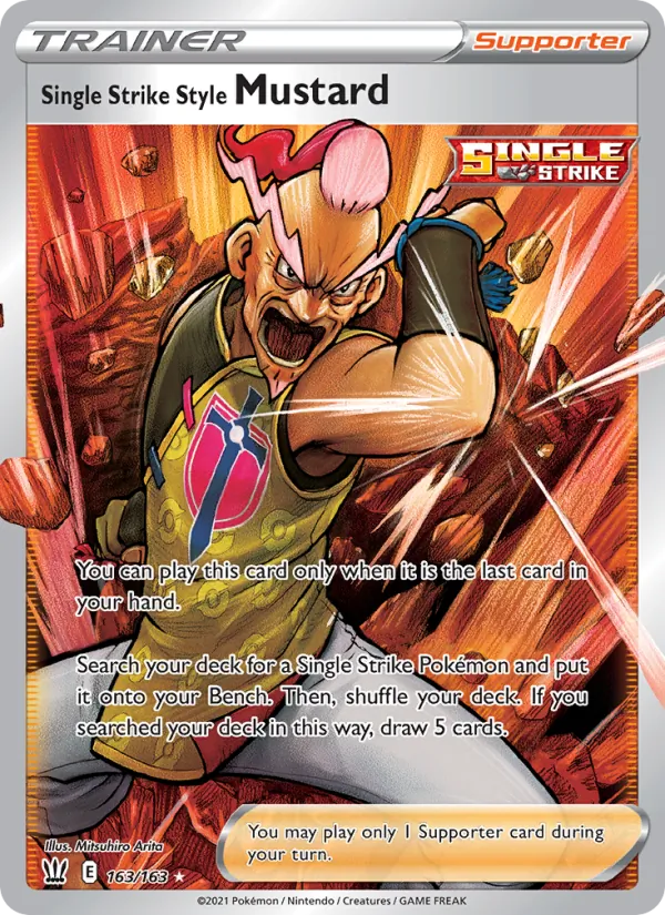 Single Strike Style Mustard #163/163