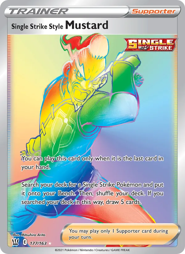 Single Strike Style Mustard #177/163