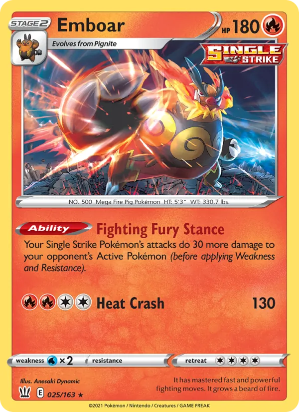 Emboar #25/163