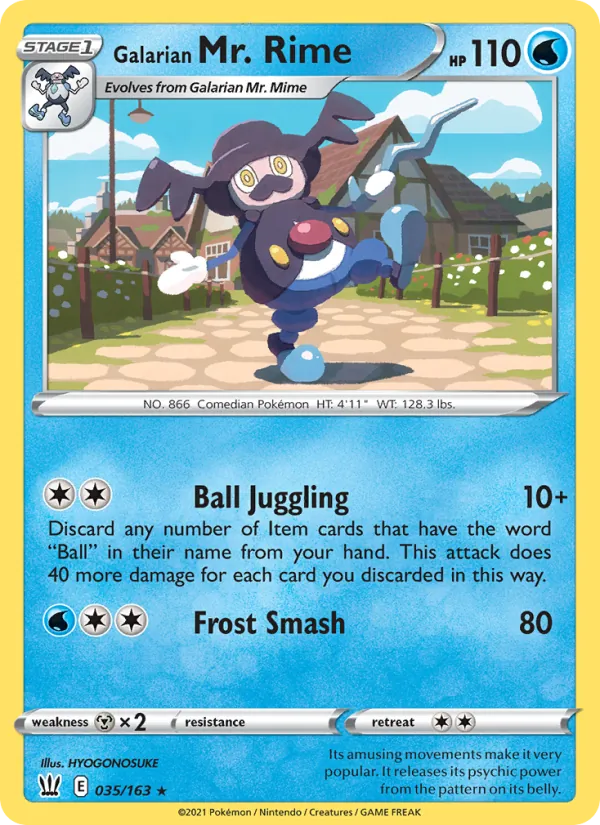 Galarian Mr. Rime #35/163