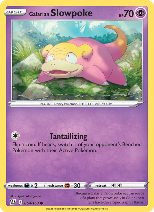 Galarian Slowpoke #54/163