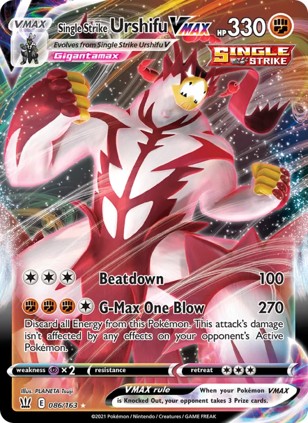 Single Strike Urshifu VMAX #86/163