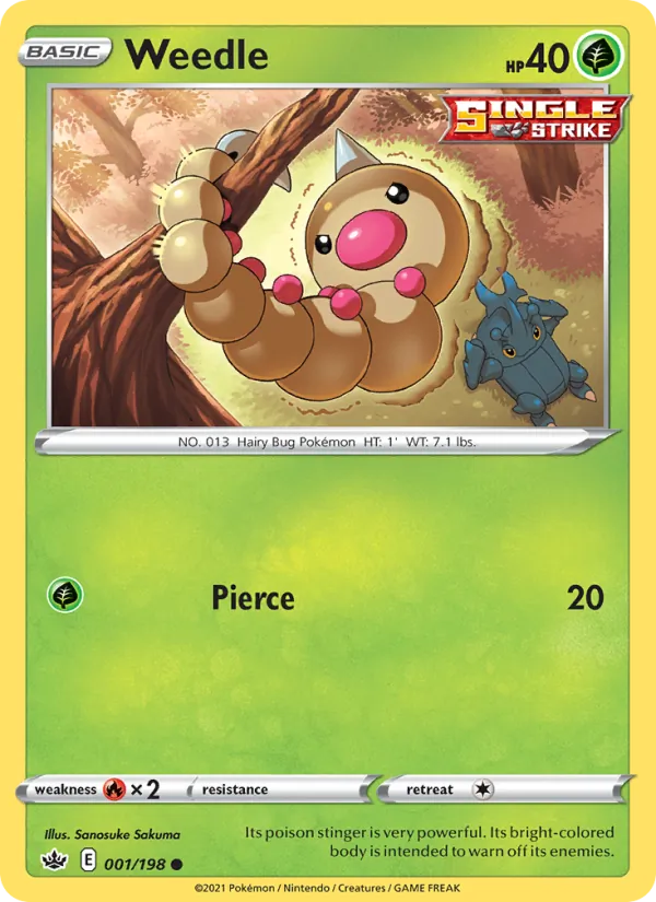 Weedle #1/198