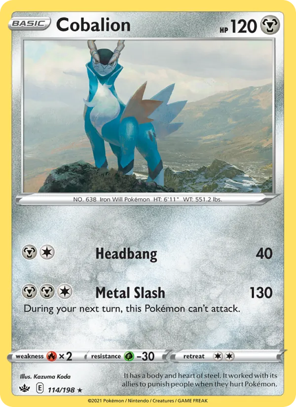 Cobalion #114/198