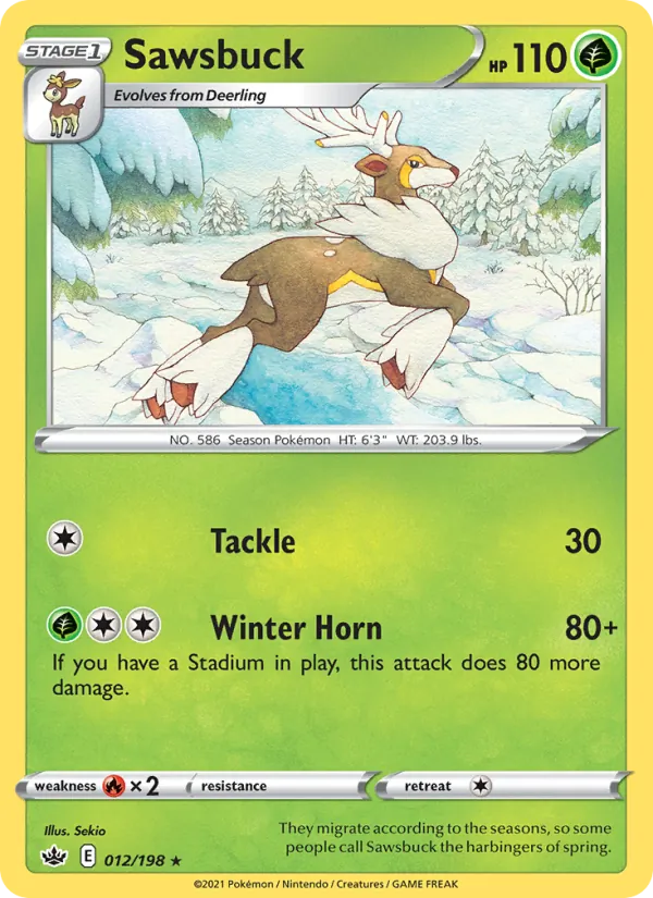 Sawsbuck #12/198