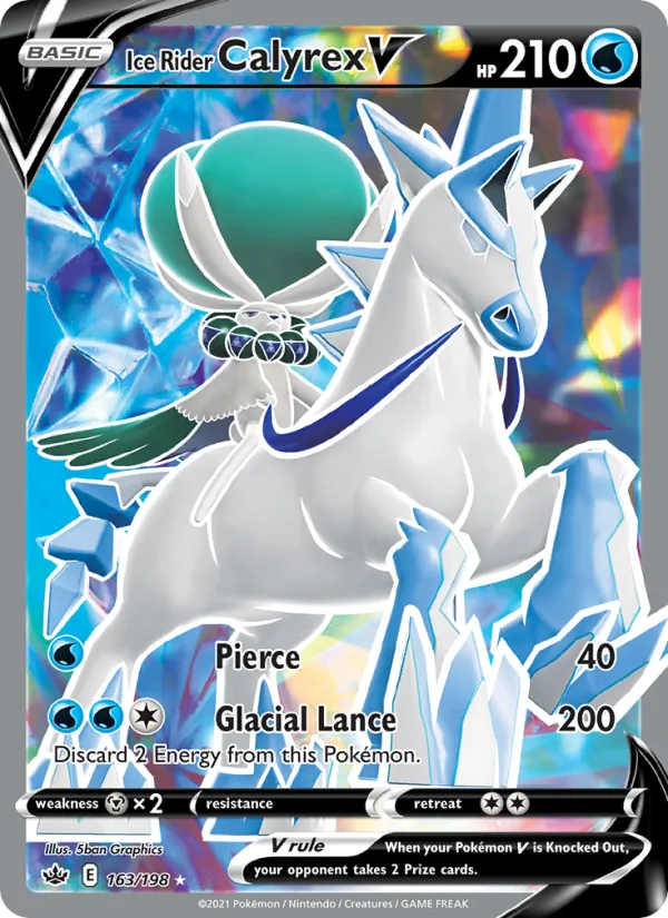 Ice Rider Calyrex V #163/198
