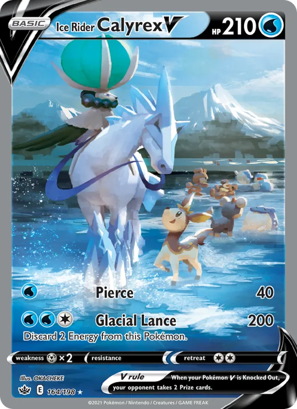 Ice Rider Calyrex V #164/198
