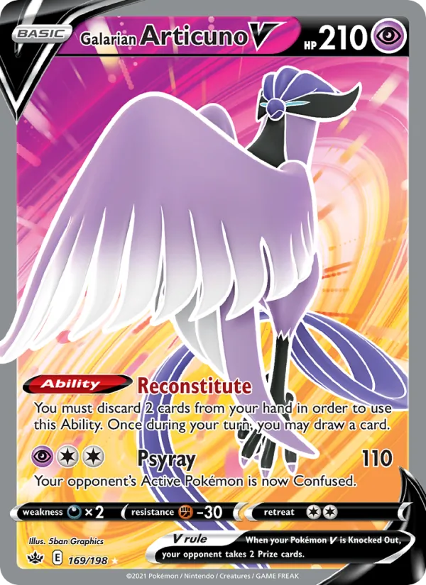 Galarian Articuno V #169/198