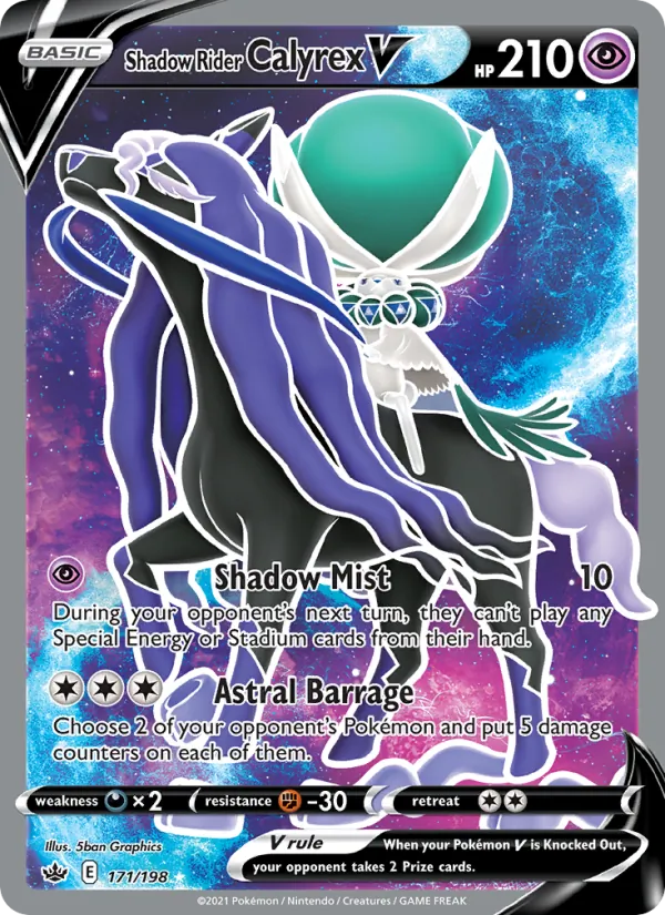 Shadow Rider Calyrex V #171/198