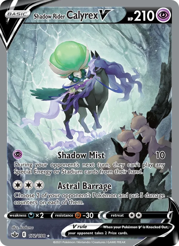Shadow Rider Calyrex V #172/198