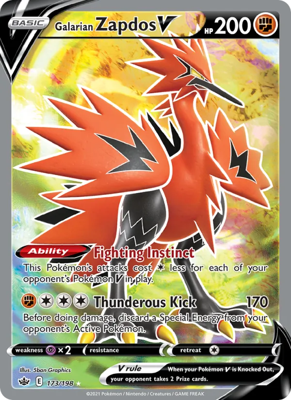 Galarian Zapdos V #173/198