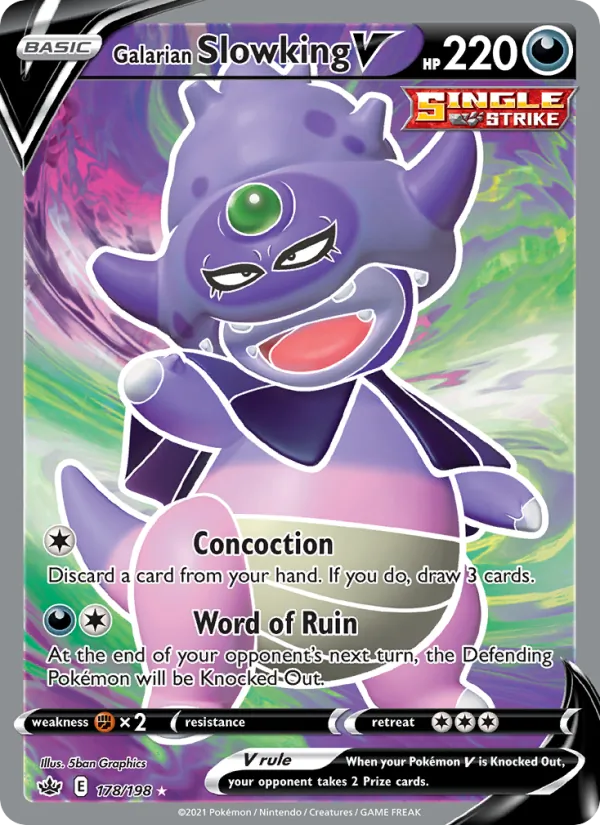 Galarian Slowking V #178/198