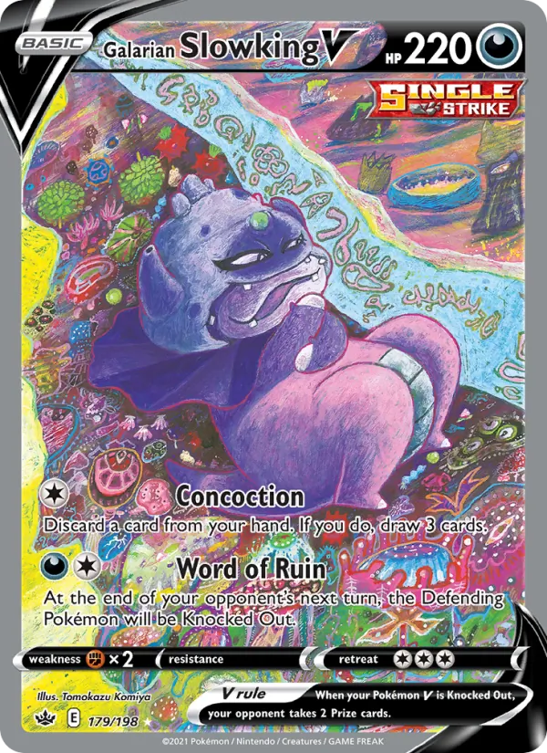 Galarian Slowking V #179/198